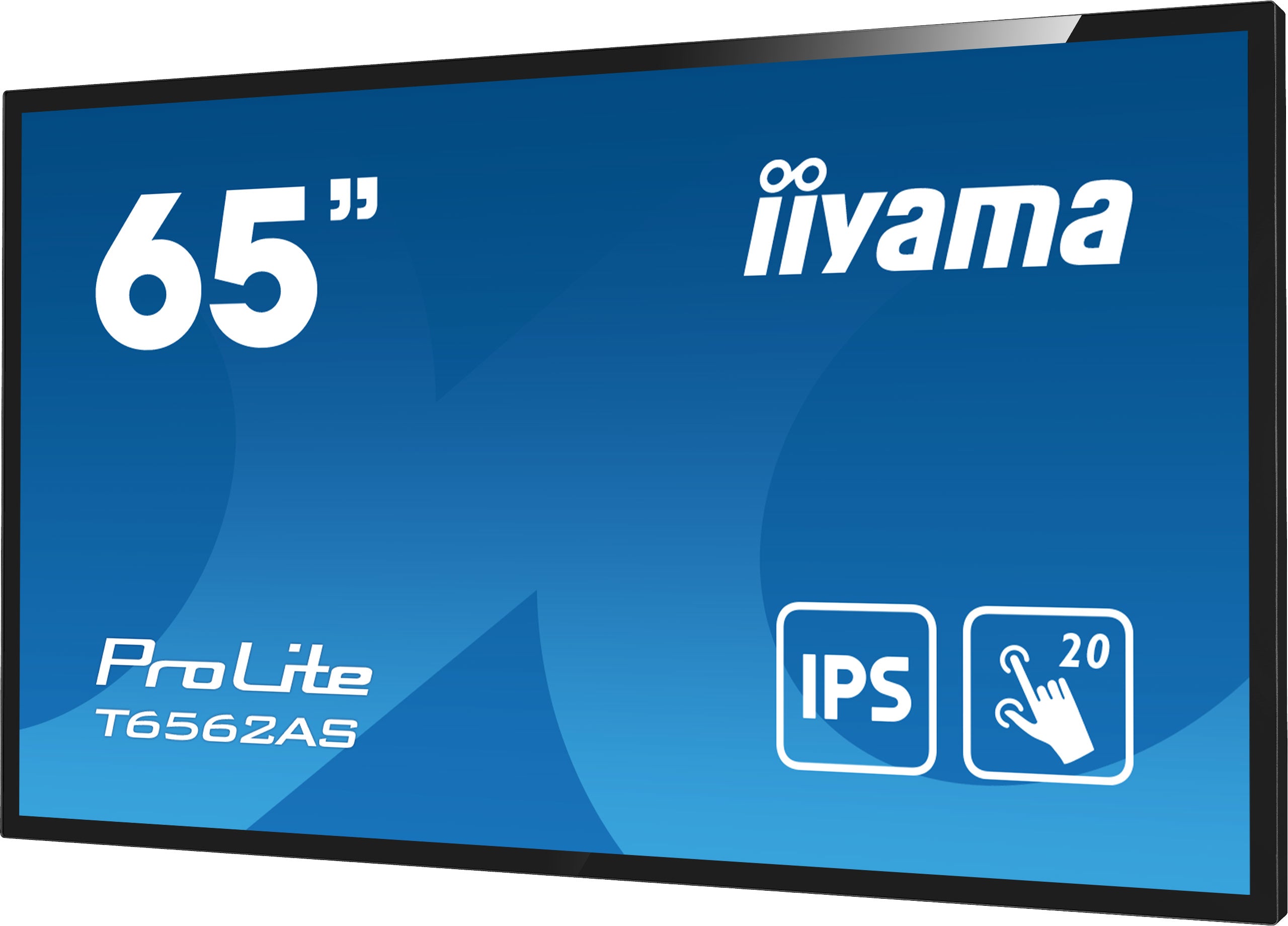 IIYAMA T6562AS-B1 Image Journal Interactive Plat Screen 163,8 cm (64,5 ") IPS 500 CD / M² 4K Ultra HD Black Tactile Type Processor Android 8.0 24/7