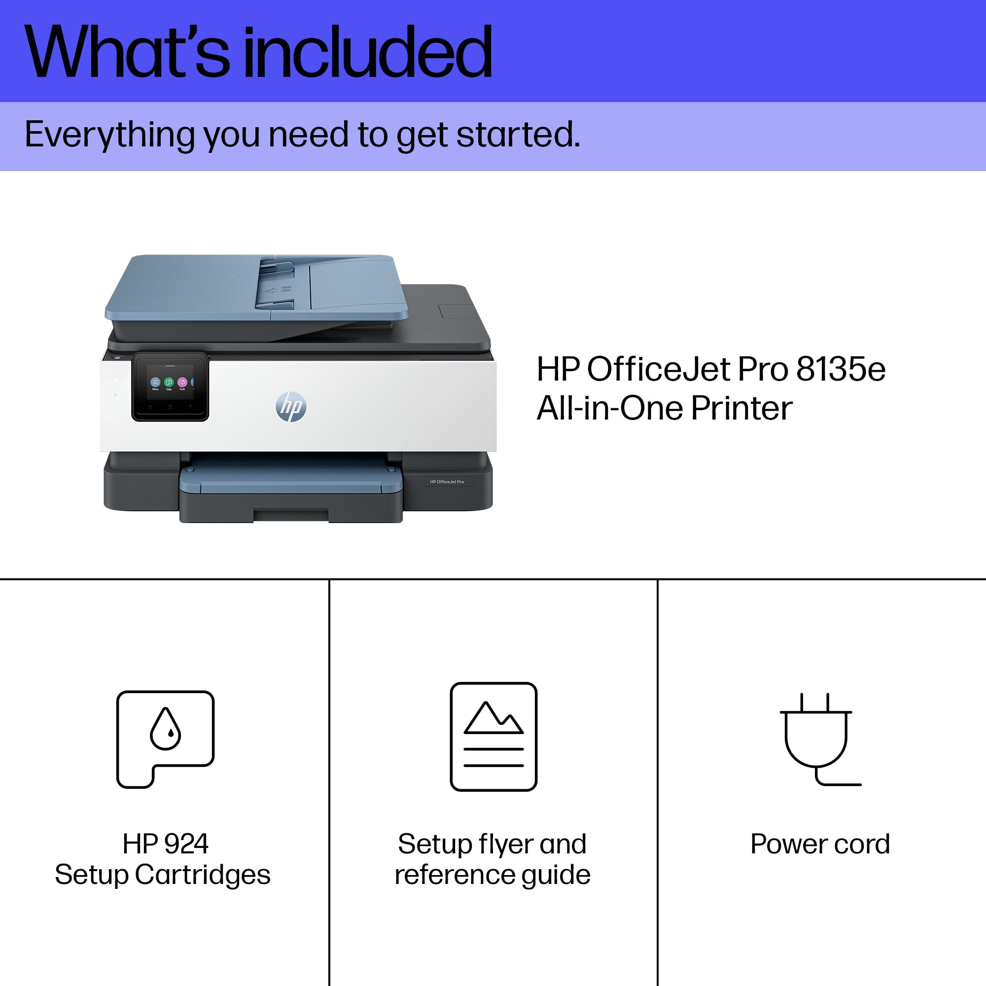 Imprimante tout-en-un HP OfficeJet Pro 8135e