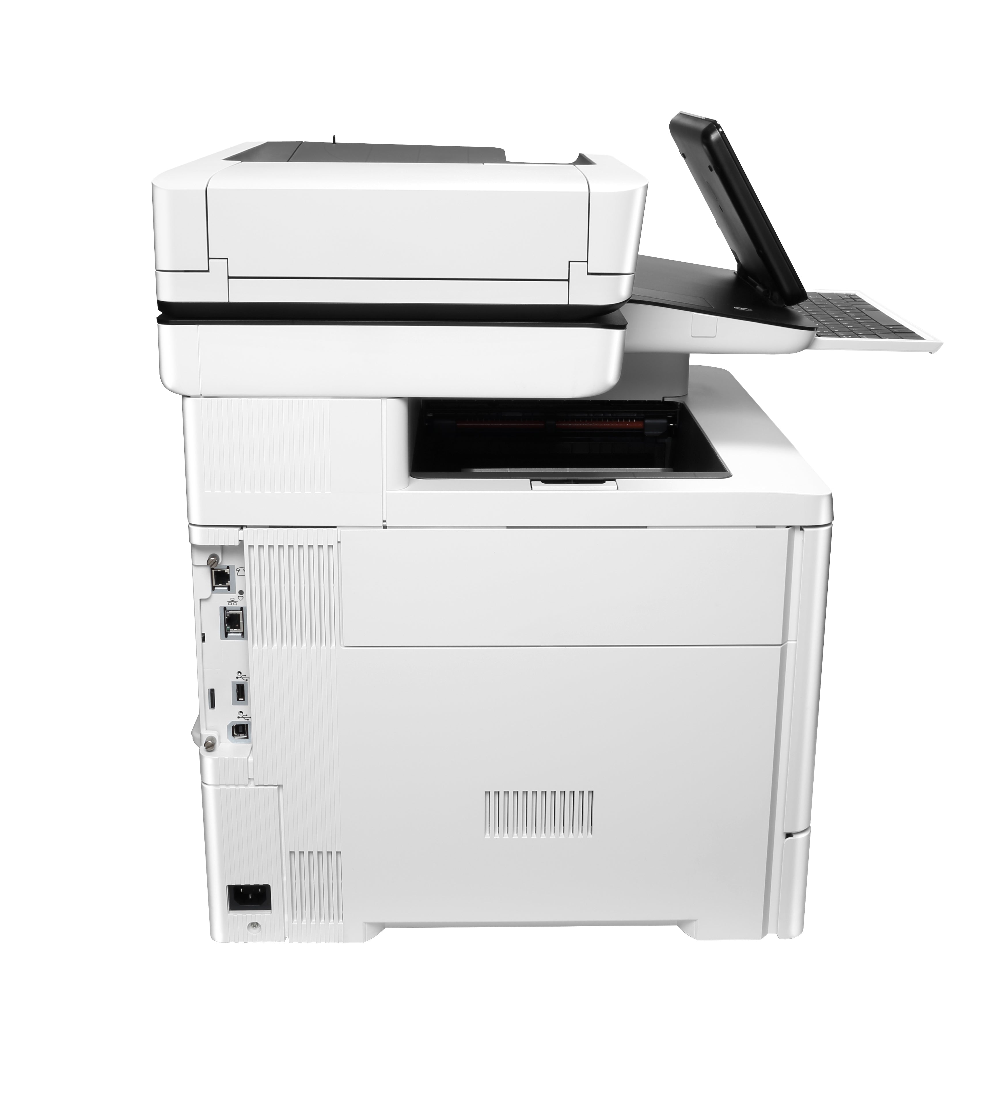 HP Color LaserJet Enterprise Flow MFP M577c, couleur, imprimante professionnelle, impression, copie, numérisation, télécopie, bac d'alimentation de 100 feuilles ; Impression via le port USB avant ; Numériser vers e-mail/pdf ; Impression recto verso