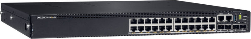 DELL N2224PX-ON Géré L3 Gigabit Ethernet (10/100/1000) Alimentation via Ethernet (PoE) 1U Noir