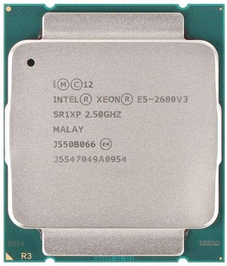 Intel Xeon E5-2680V3 2,5 GHz, 30 Mo de cache L3, processeur 12 cœurs SR1XP