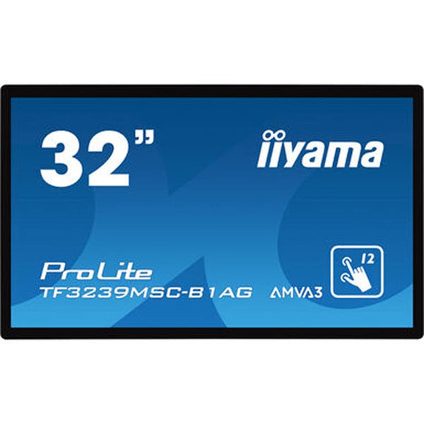 iiyama ProLite TF3239MSC-B1AG écran d'ordinateur 80 cm (31.5") 1920 x 1080 pixels Full HD LED Écran tactile Multi-utilisateur Noir 