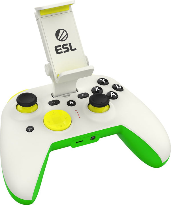 RiotPWR RP1925ESL manette de jeu Vert, Blanc, Jaune USB Manette de jeu Android