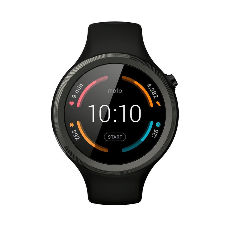 Motorola Moto 360 Sport 3,48 cm (1.37") LCD Numérique 360 ​​x 325 Pixels Écran tactile Noir WiFi GPS 