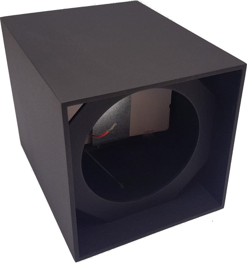 Plafonnier Modulaire Smart Surface Box Métal structuré Noir 12514232