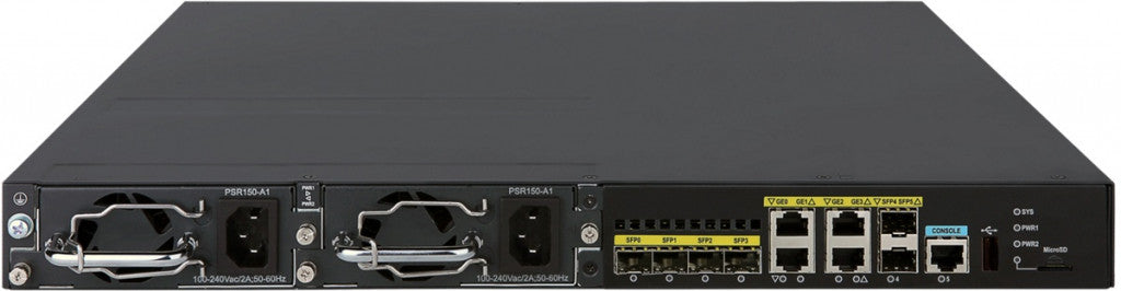 HPE MSR3620-DP routeur filaire Gigabit Ethernet Noir