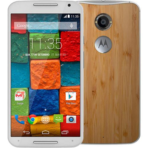 MOTOROLA Moto X1 détail bambou blanc 16 Go SM3955AC2L1