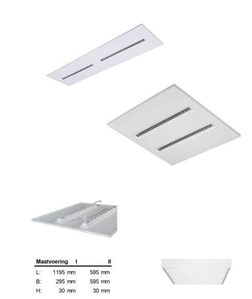 Panneau LED Emilux Madrid 2 UGR16 1UGR166060830