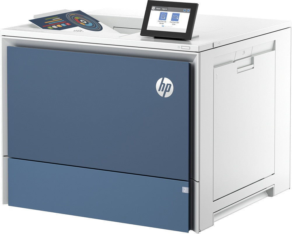 Imprimante HP LaserJet Enterprise Color 6701dn, couleur, imprimante pour impression, port USB avant ; Chargement haute capacité en option ; Écran tactile; Cartouche TerraJet