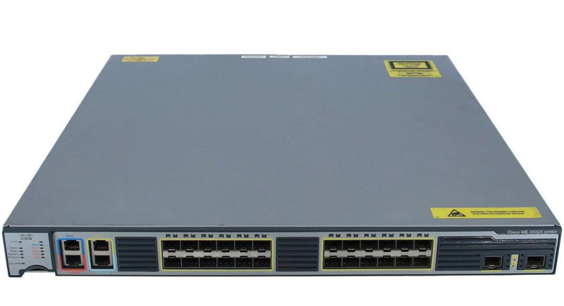 Commutateur d'accès Ethernet CISCO 24 ge SFP+ 2 10GE SFP+ 2X PSU ME-3600X-24FS-M