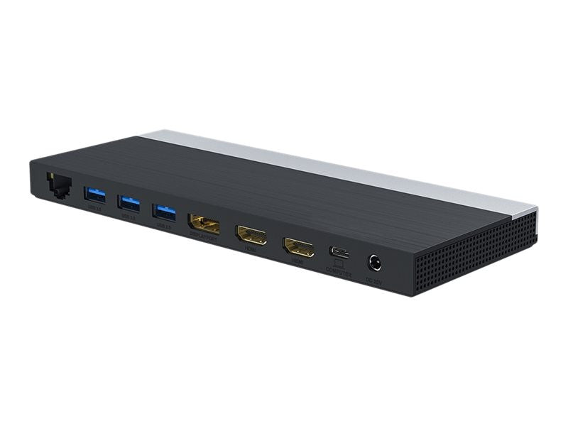 Station d'accueil DLH USB-C avec trois écrans DY-SA5030