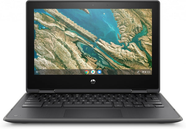 HP Chromebook x360 11 G3 EE Intel® Celeron® N4120 Hybride (2-en-1) 29,5 cm (11.6") Écran tactile HD 4 Go LPDDR4-SDRAM 32 Go eMMC Wi-Fi 5 (802.11ac) ChromeOS Gris