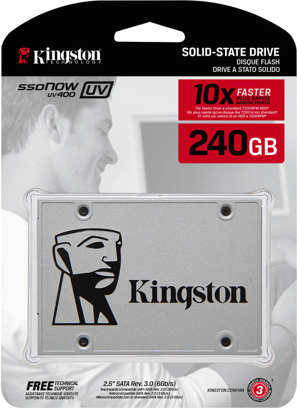 Kingston Technology SSDNow UV400 240 Go 2,5" SATA III TLC