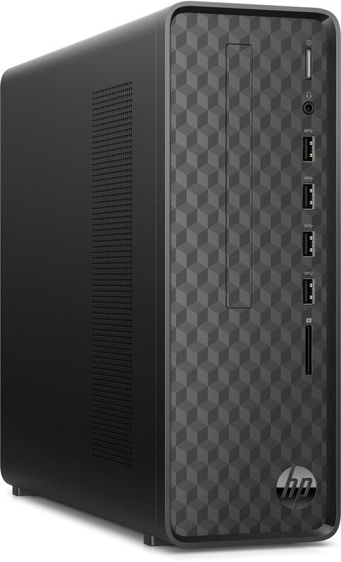 HP Slim Desktop S01-pF1000nd Intel® Core™ i3 i3-10100 8 Go DDR4-SDRAM 256 Go SSD NVIDIA® GeForce® GT 730 Windows 10 Home Mini Tower PC Noir