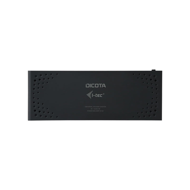 DICOTA D31952 station d'accueil et réplicateur de ports pour ordinateur portable Avec fil USB Type-C Noir