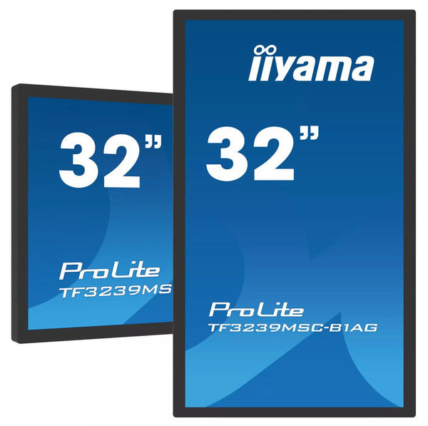 iiyama ProLite TF3239MSC-B1AG computer monitor 80 cm (31.5") 1920 x 1080 pixels Full HD LED Touchscreen Multi-user Black