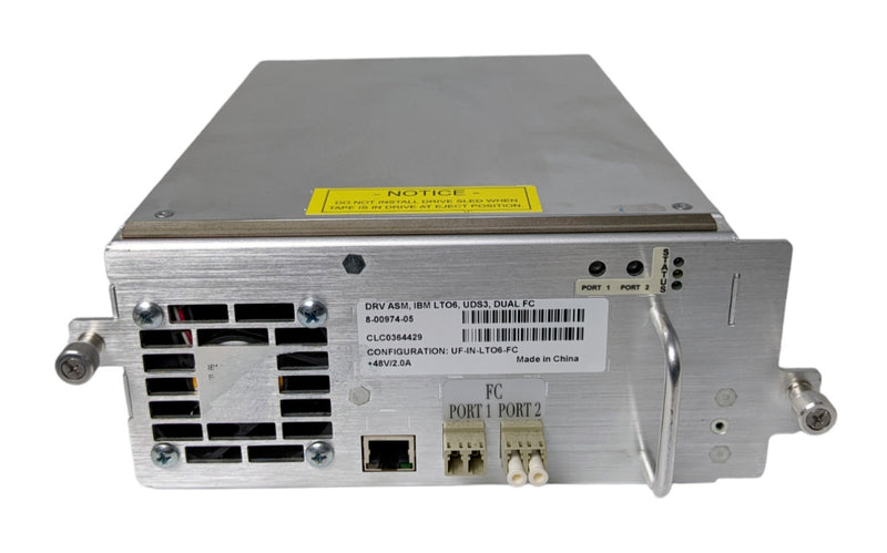 HP SPS OEM LTO6 FH FC automatique QTM 1-04252-01 AQ278-20901