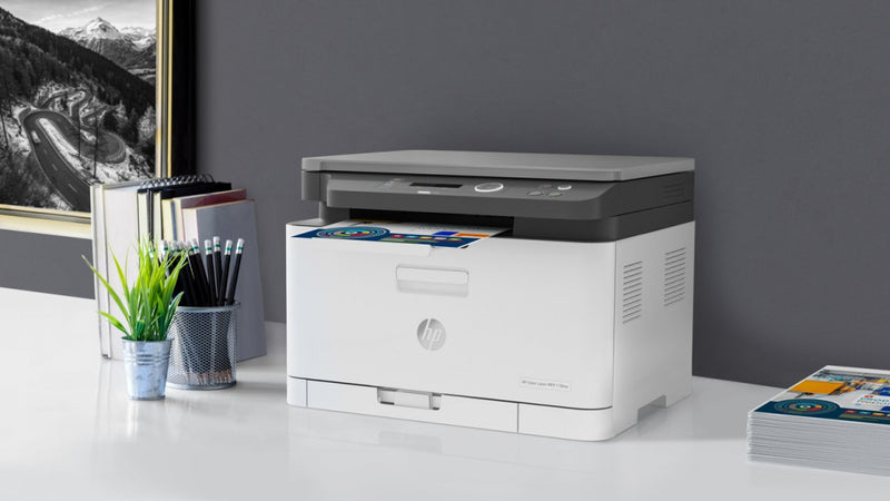 HP Color Laser MFP 178nw, Kleur, Printer voor Printen, kopiëren, scannen, Scans naar pdf