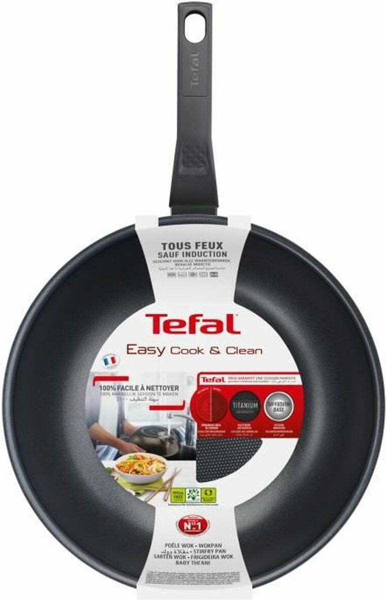 28 centimeter wokpan van Tefal