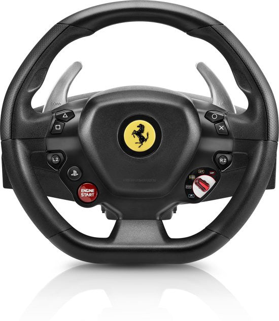 Thrustmaster T80 Ferrari 488 GTB Edition Zwart Stuurwiel + pedalen Digitaal PC, PlayStation 4, PlayStation 5