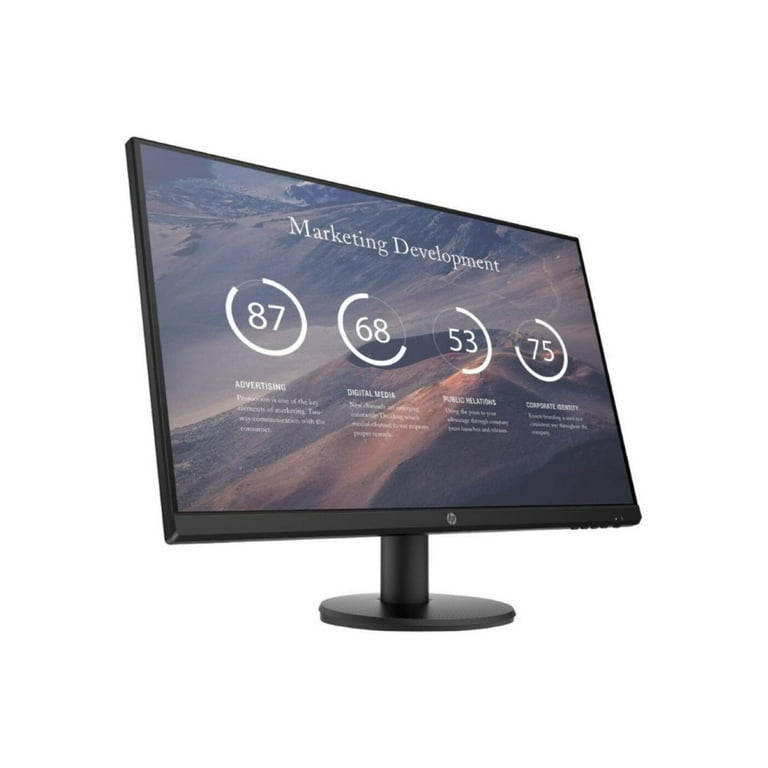 HP P27V G4 MONITEUR D'ORDIOR 68,6 cm (27 ") 1920 x 1080 pixels Full HD LCD Black