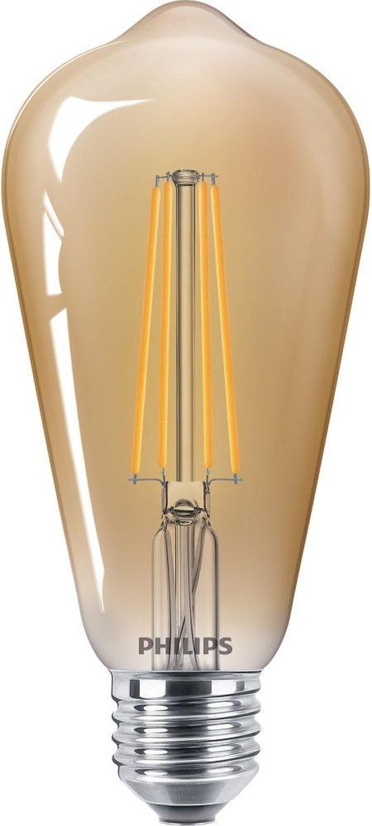 PHILIPS Lampe LED classique E27 Edison Gold 8W 630LM 234539