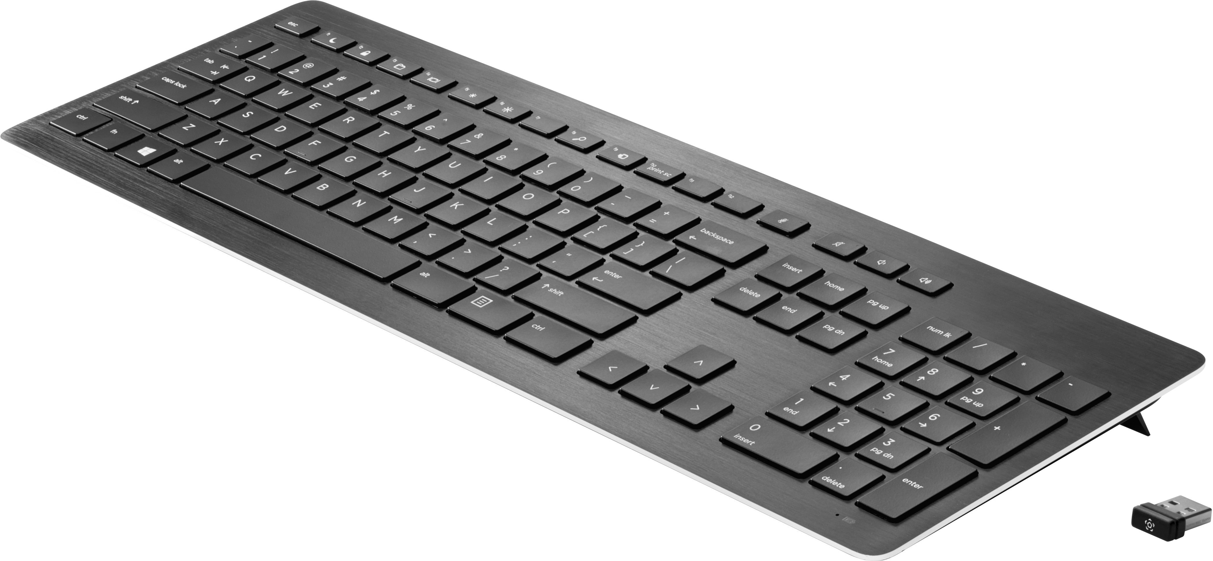 Clavier domestique sans fil HP RF noir espagnol 917665-071 