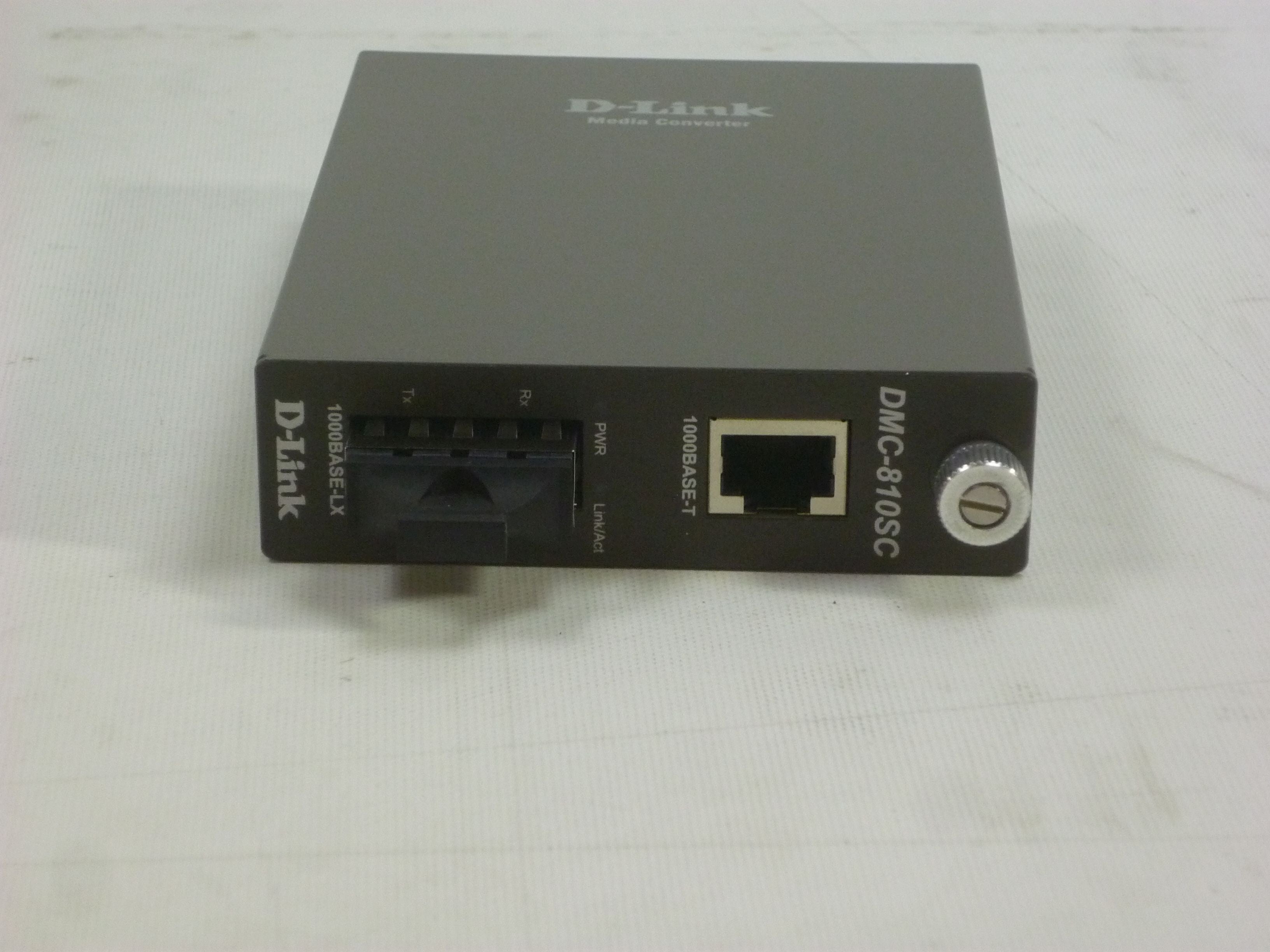 D-Link DMC-810SC convertisseur de média réseau 2000 Mbit/s 1310 nm Noir