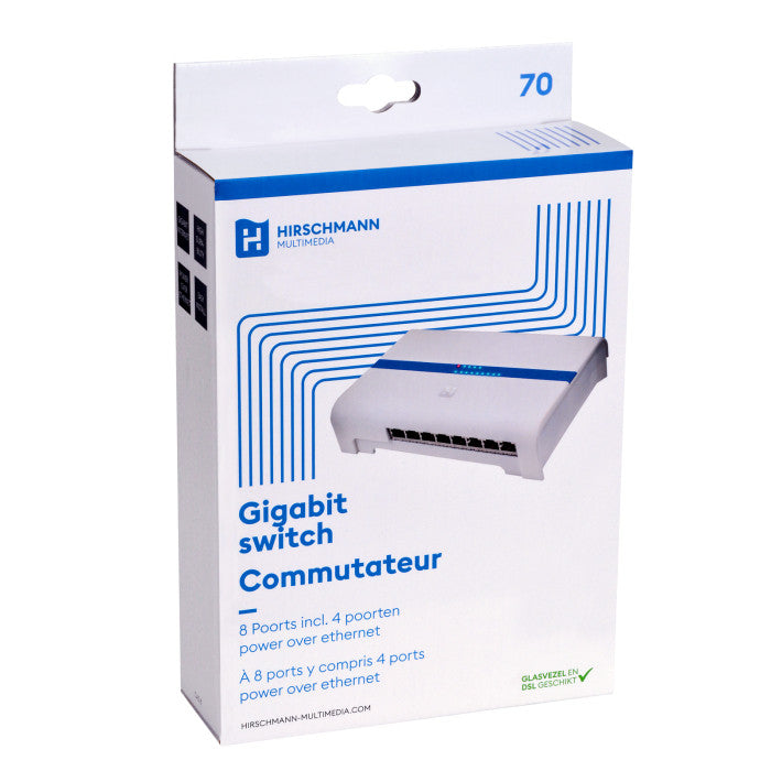 Hirschmann commutateur Gb 8 ports 4X poe compatible avec le contenu 695020395