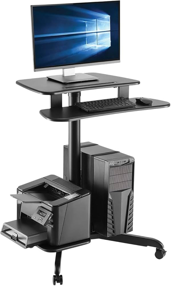 Tripp Lite - Chariot de bureau à roulettes pour écran TV et moniteur - Hauteur réglable WWSSRDSTC 