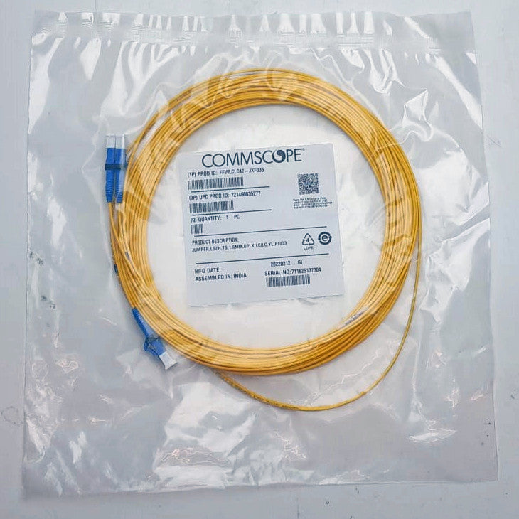 COMMSCOPE patch fibre optique monomode lc/upc à lc/upc 1.6mm FFWLCLC42-JXF033